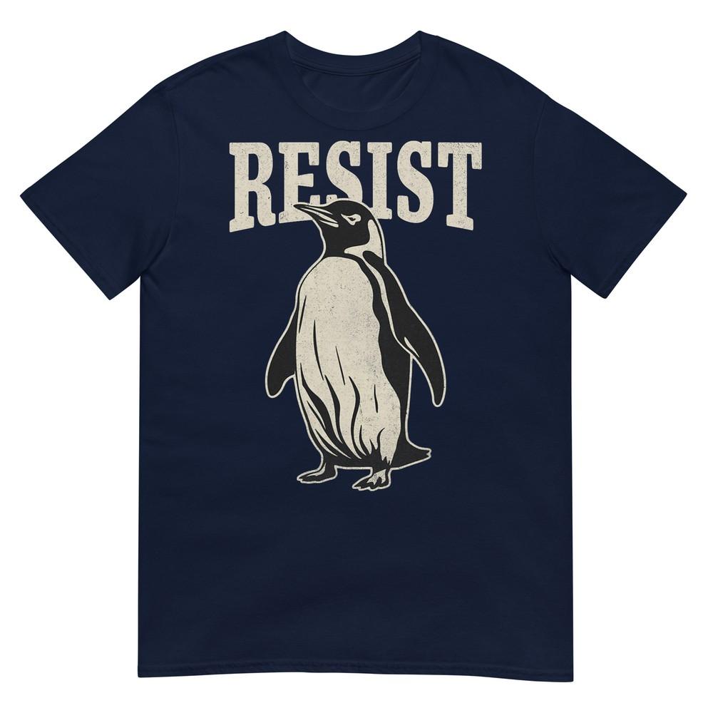 Funny Penguin Resist Cool Penguins Resist TShirt