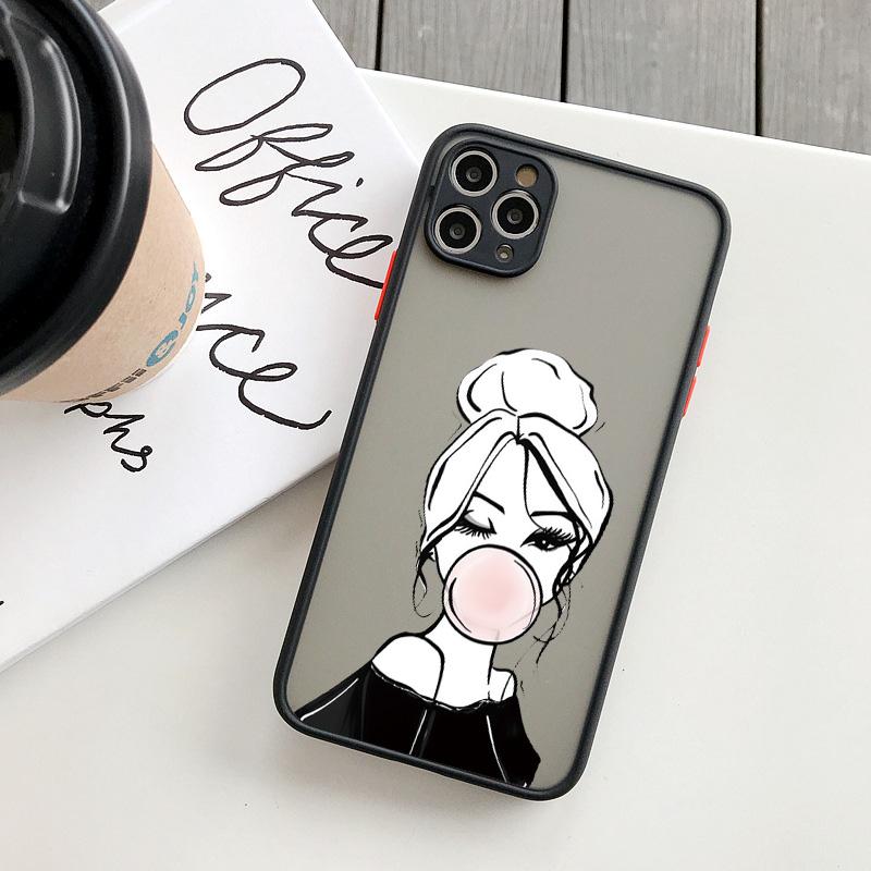 Девушка Босс Женский Кофейный Чехол Для телефона Для iphone 16 12 11 14 13 15 Pro Max X XS XR SE 2020 7 8 Plus Модные Женские Чехлы на Высоких Каблуках