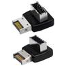 USB 3.1 Type E 90-градусный конвертер переднего USB-адаптера C-образного разъема, вертикальный конвертер типа E-разъема для материнской платы компьютера