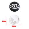 50pcs 100pcs Hot sale old 16mm 14mm 3D Aluminum Car Logo Key Fob Decoration Emblem Auto Key Badge Sticker Accessories For kiaSB2 