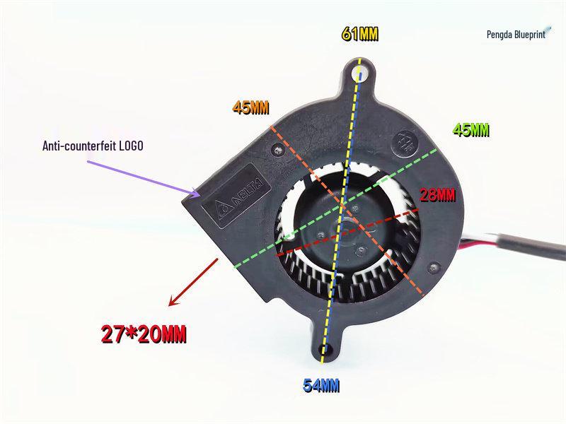 Тихий турбо-вентилятор охлаждения для проектора 4520, 12 В, BUB0412LD-00 (4,5 см)