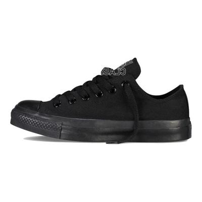 Удобные кеды All Star с низким верхом, парусиновые, унисекс, черные