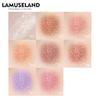 LAMUSELAND Дорожный набор Samll, размер 8 цветов/набор, блестящие жидкие тени для век, красивые блестящие водостойкие стойкие тени для век, макияж глаз