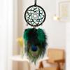Peacock Hair Car Rearview Mirror Pendant Car Hanging Premium Sensation Car Hanging Car Decorations