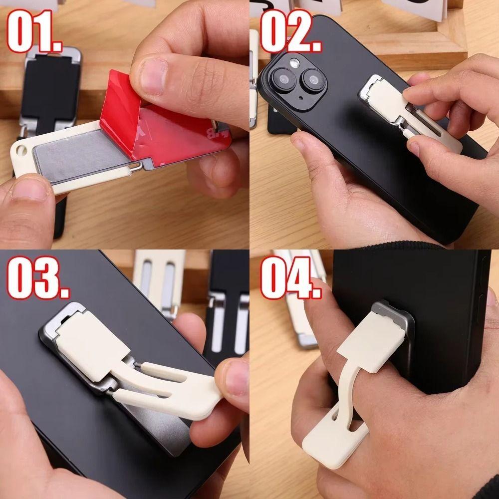 Складной держатель для телефона с кольцом, клейкий кронштейн, подставка для мобильного телефона для iPhone/Samsung/Xiaomi