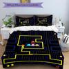 Pacman Maze Adventure Print 3Pcs Bedding Setduvet Cover With 2 Bedropillowcase Home Birthday Gift