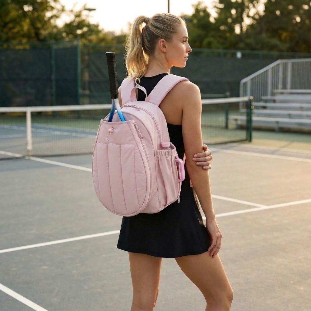 20L Tennis Racket Bag Large Capacity Sports Fitness Bag Pickleball Paddle Cover Travel