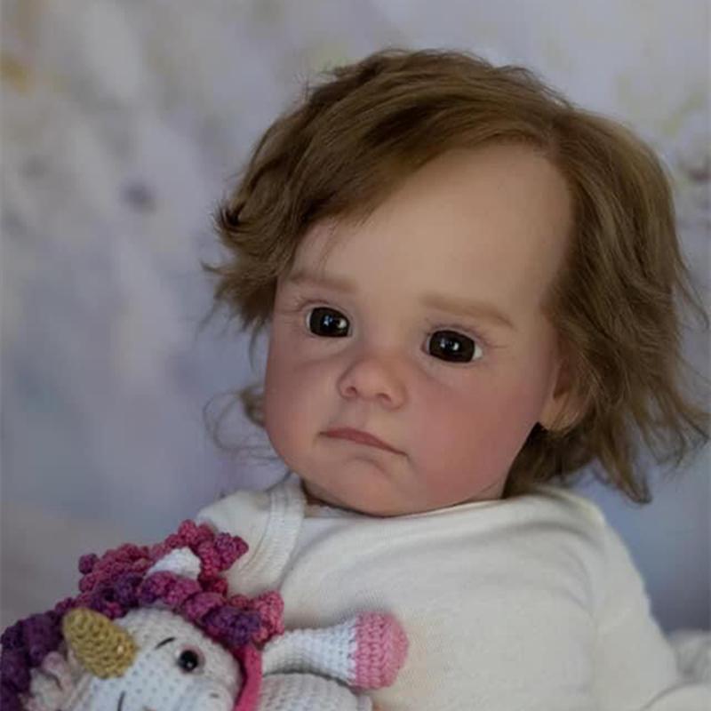 NPK Реалистичные куклы Reborn Baby 60 см Maggi Baby Reborn Girl Doll подарки на день рождения для малышей перед сном Playmate