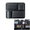 With 4 Large Pocket Hanging Car Storage Bag for SUV/Truck High-capacity Leather Backseat Storage Bag Car Trunk Organizers