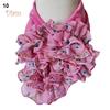 Dilara Big Flower Breathable Collar Scarf Neckerchief Ring Neck Wrap