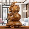 Wealth Dragon Gourd Decoration Double Dragon Playing Pearl New Chinese Style Living Room Wine Cabinet Decoration Crafts