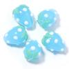 5pcs/lot Cute Strawberry Glass Beads Fruit Lampwork Loose Spacer Beads For Jewerly Making Handmade Bracelet Earrings Accessories