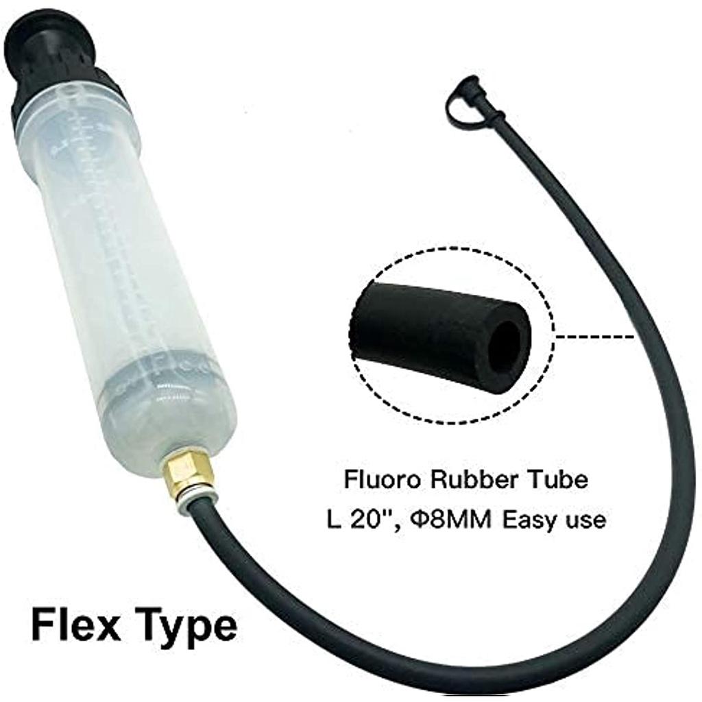 Ручной насос Пистолет для откачки масла Шприц для замены жидкости 200 мл-3 Тип Совершенно новый всасывающий насос с усиленным всасыванием - для заднего моста трансмиссии двигателя