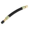 A ABSOPRO Tire Valve Stem Air Inflation Adapter Durable 130mm Long Tire Valve Extension Rubber Black