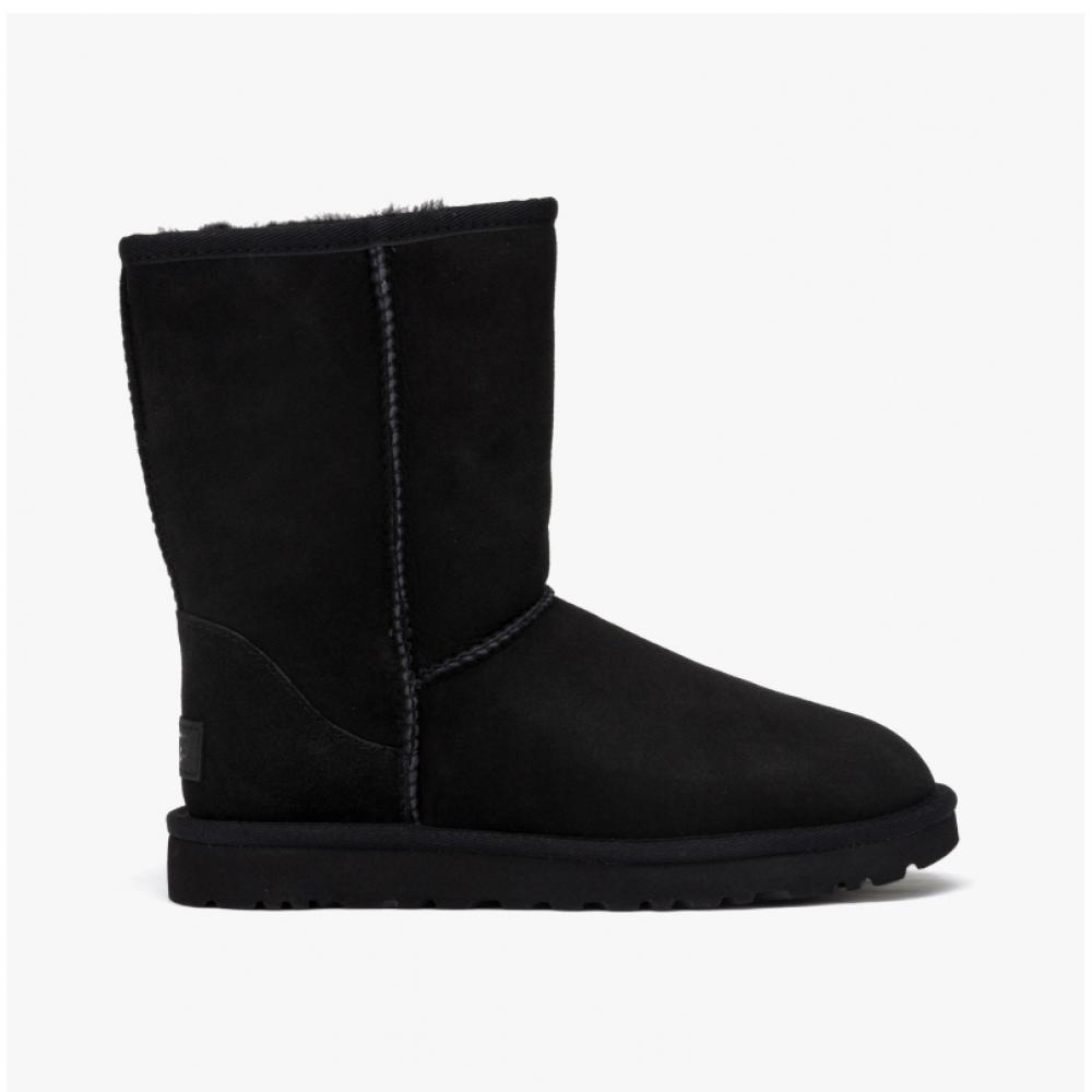 UGG Классические короткие черные сапоги 1016223