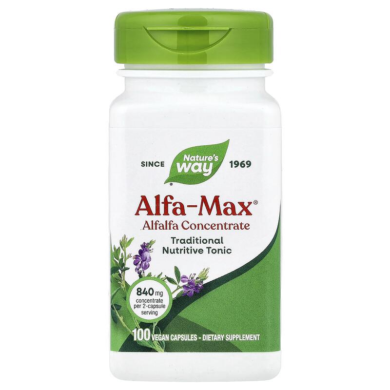 Alfa-Max®, Alfalfa Concentrate, 100 Vegan Capsules
