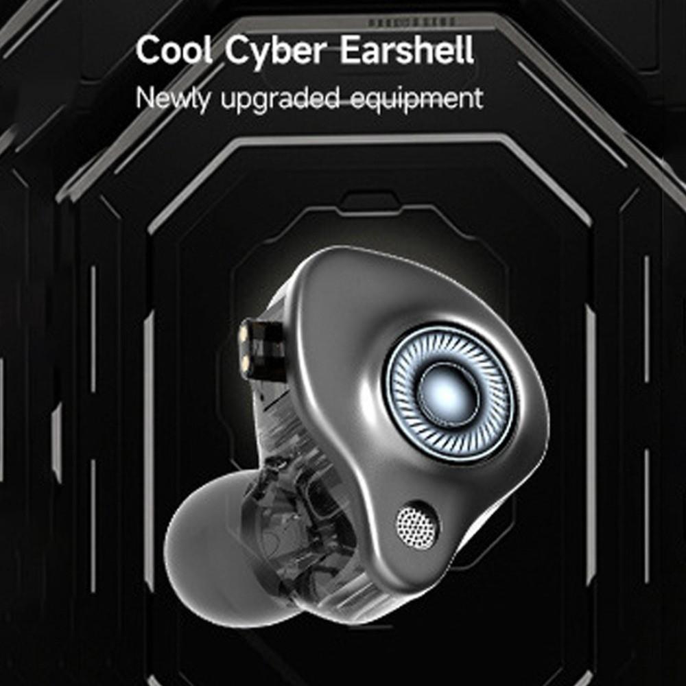 HiFi Stereo Pluggable Wired Earphone with Mic Wired Headset in Ear Earphones Running