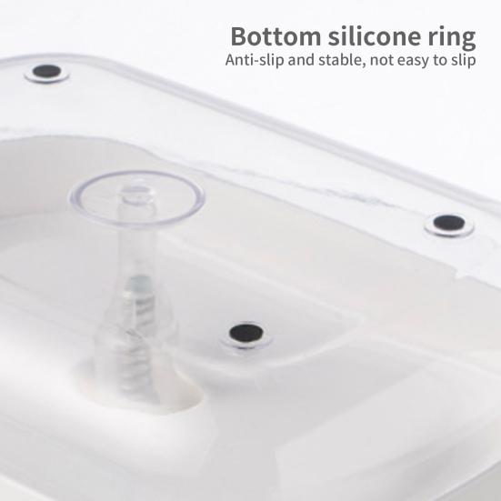 Дозатор жидкого мыла Съемный двухслойный дренажный дизайн Гладкий дозирующий пресс Тип Ручной дозатор мыла Кухонные принадлежности