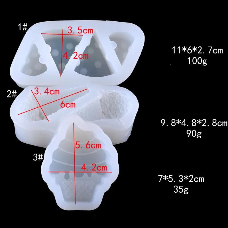 Силиконовая форма для сырного рожка, мороженого, помадки, жевательной резинки, ароматизированный гипс, ультралегкая глина, форма для украшения торта, шоколада