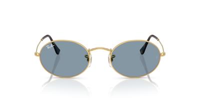 Солнцезащитные очки 0RB3547 OVAL ARISTA BLUE Поляризационные [Ray-Ban] 001/5651