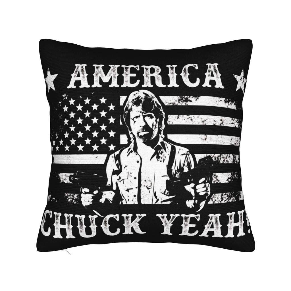 Chuck Norris Texas Ranger Poster Pillow Cover Novelty Pillow Case For Living Room Bed Chair Print Cushion Cover Gift