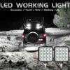 Car Led Work Light 48 W Dc 12/ 24 Volts 6000K White Universal Truck Auto Bulbs