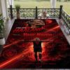 Custom Text Printed Rug Erling Haaland Non Slip Floor Carpet For Home Room Decor