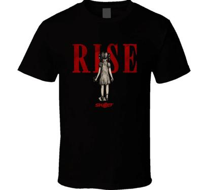 Альтернативная Музыка Skillet Rise Взрослая Футболка