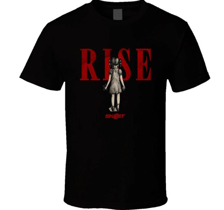 Альтернативная Музыка Skillet Rise Взрослая Футболка
