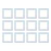 6/12Pcs Assist Aligning Diamond Painting Release Film Protective Frame Reusable Diamond Painting Alignment Tools 10cm 6 Patterns
