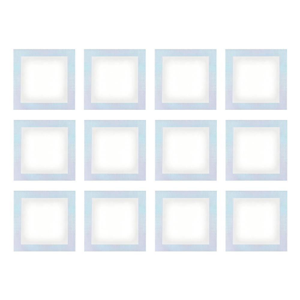 6/12Pcs Assist Aligning Diamond Painting Release Film Protective Frame Reusable Diamond Painting Alignment Tools 10cm 6 Patterns