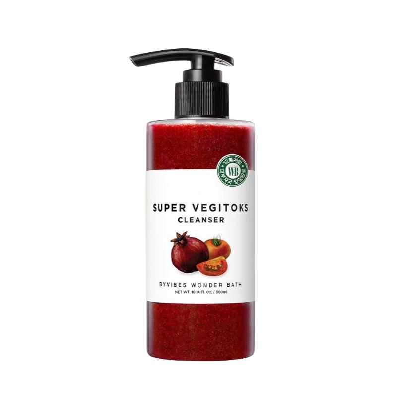Wonder Bath Vegitoks Cleanser Red Revitalizing Detox Bubble Cleanser 300ml