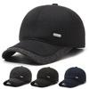 Middle-aged Men's Hat Autumn Winter Baseball Cap Outdoor Velvet Warm Cap Ear Protection Dad Cap
