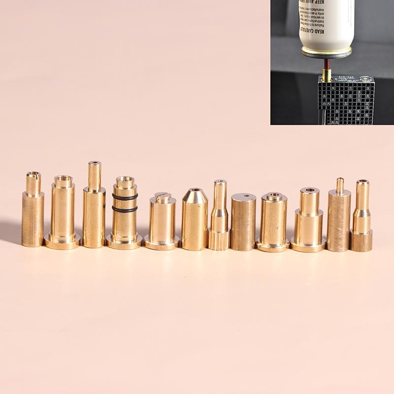 1Pc Reusable Brass Nozzle Head Refill Butane Gas Adapter Inflatable Head For Various Lighter Brands Filling