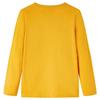 T-shirt enfants à manches longues ocre 92/104/116/128/140