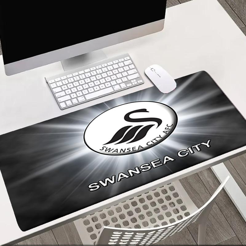 Swansea City Crest Mouse pad Office Desk Mat, Gaming Mouse Pad Mousepad, keyboard pad,Heavy-Duty Non-Slip Rubber Backing, Gift