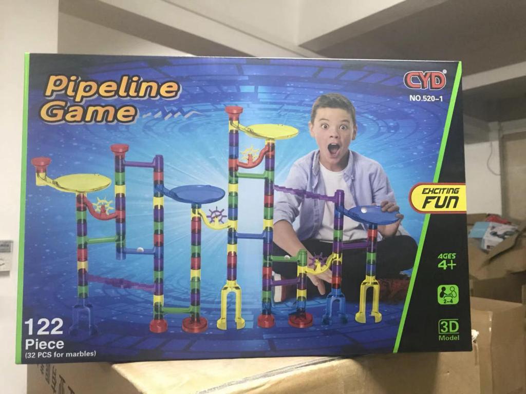 Развивающий набор 3D лабиринт-трек, сделай сам, 105 деталей