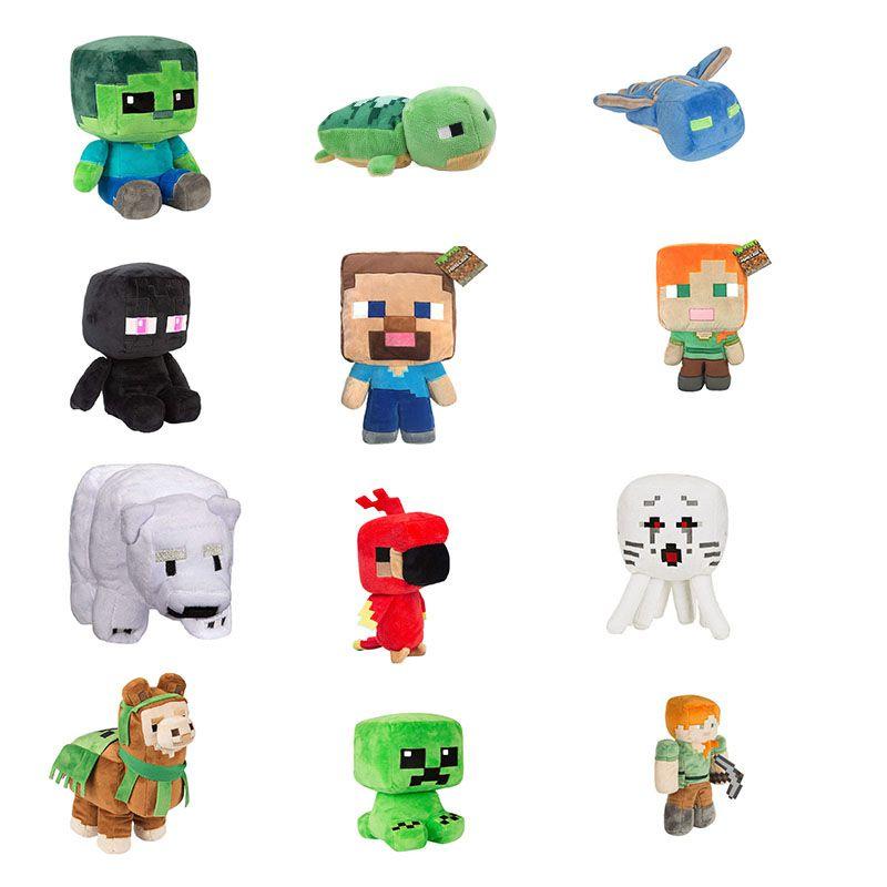 Minecraft Soft Plush Toy Animal Stuffed Pixel Doll Gift For Kids