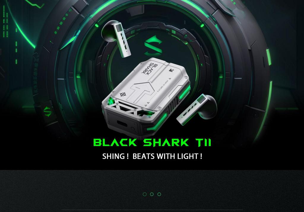 Black Shark T11 Bluetooth Earphones With Bluetooth 5.3,Stereo Noise Cancellation,And RGB Lighting