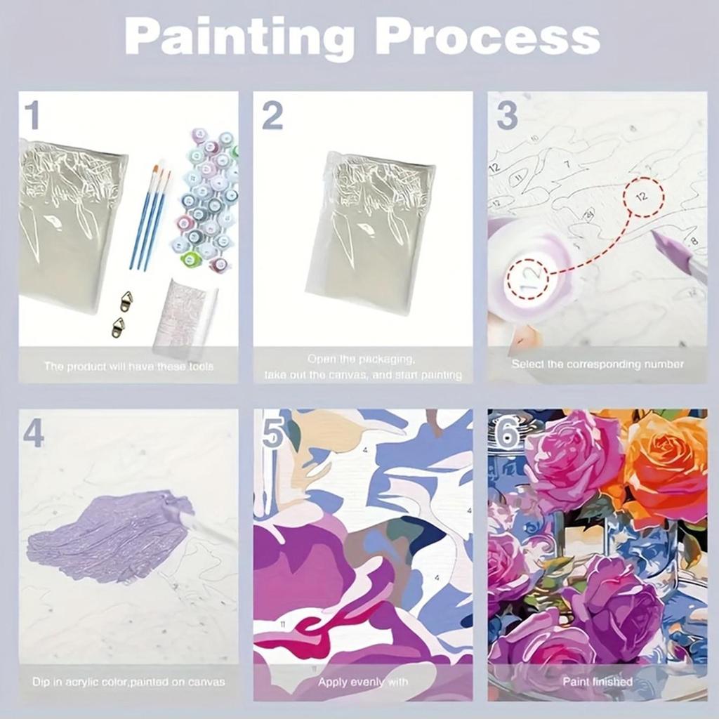 1 Фото Индивидуальная Раскраска по Номерам DIY на Холсте для Взрослых Ручная Работа Персонализированные Идеи Подарков Декор для Дома Без Рамы