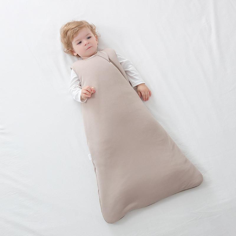Baby Autumn Winter Sleeping Bag With Bamboo Fiber Nosleeve Vest For Newborns And Infants