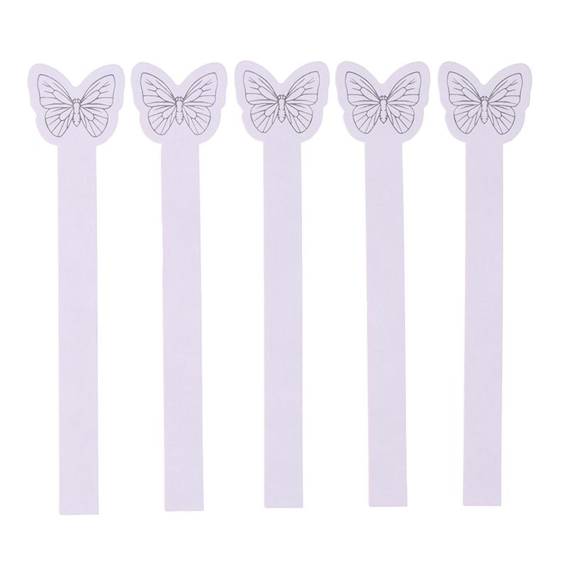 100 Pcs Aromatherapy Fragrance Perfume Essential Oils Test Paper Strips Butterfly Pattern Perfume Test Paper 115*10Mm