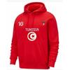 Men's Red Tunisian Football Hoodie