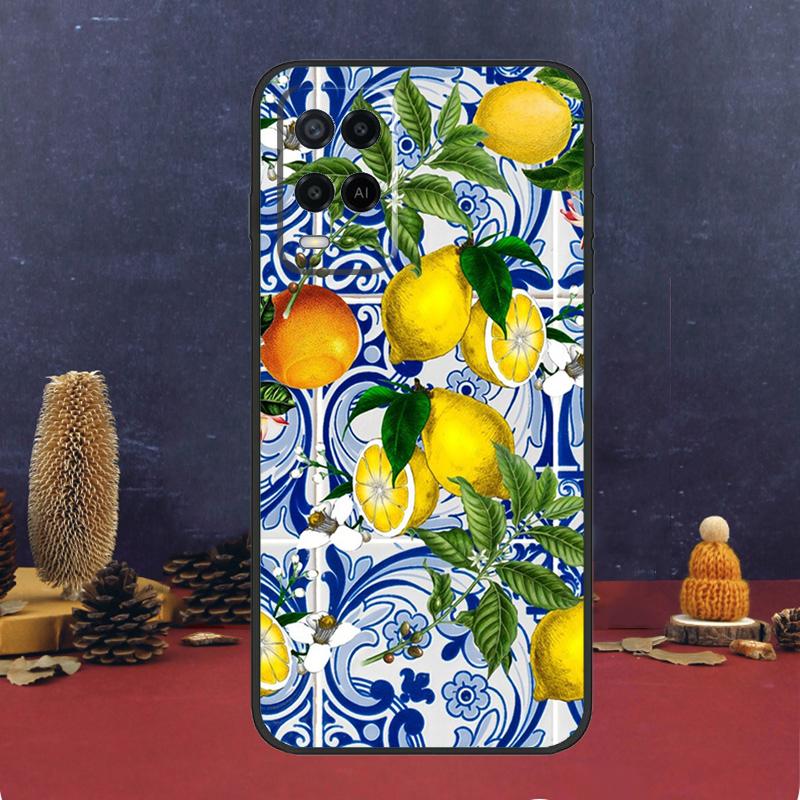 Чехол «Средиземноморский лимон» для OPPO A54S A74 A94 A58 A78 A98 A16 A76 A96 A15 A17 A77 A5 A9 A52 A72 A79 A53S A57S