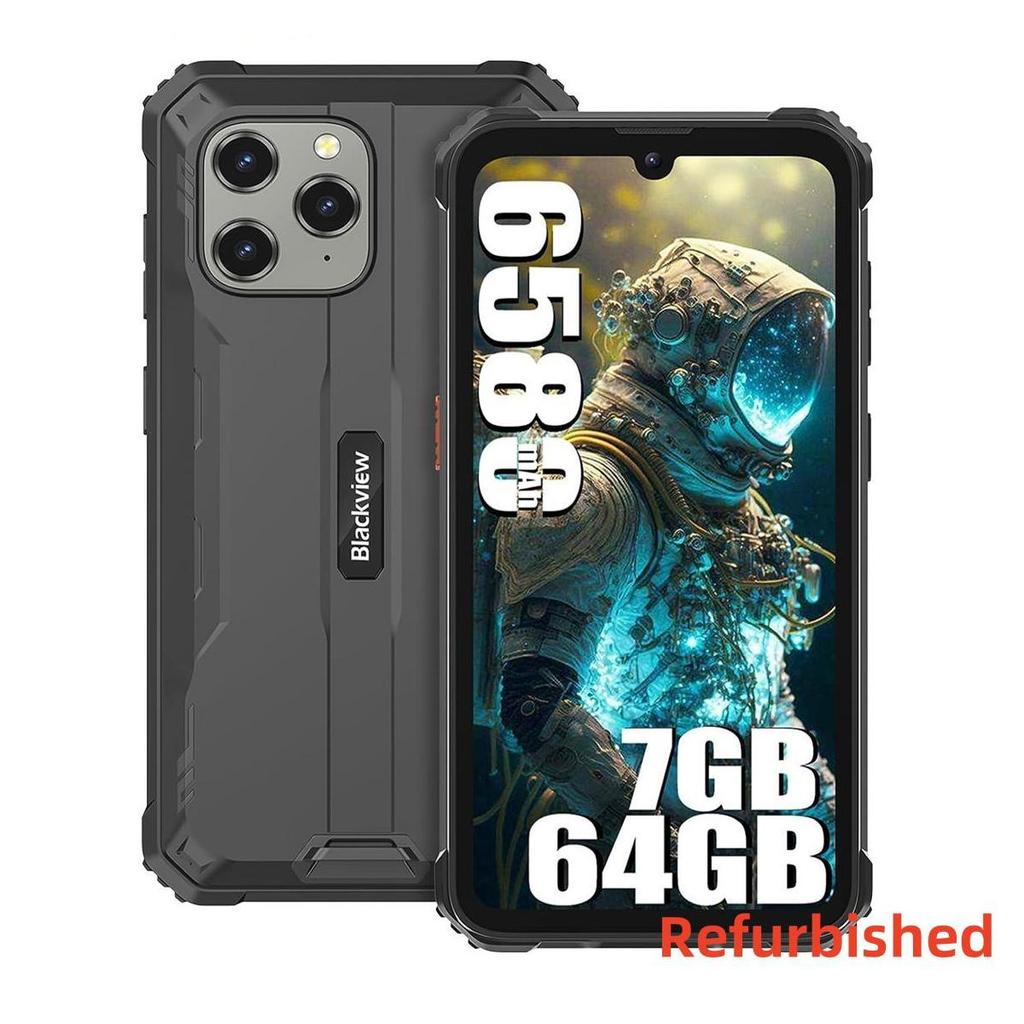 Восстановленный Blackview BV5300 Pro IP68 водонепроницаемый прочный смартфон Android12 телефон P35 4 ГБ 64 ГБ мобильный телефон 13 МП Camare 6580 мАч мобильный телефон