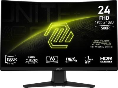 Изогнутый игровой монитор - MSI - 24'' - FHD - 180Hz - Панель VA - 1ms - MAG242C