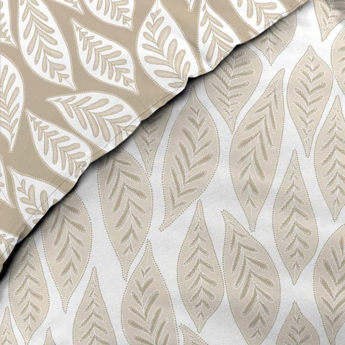 Parure Housse de couette + taies - Marava - 240 x 260 cm - 100% Coton - Fleurs - Oeko-Tex®