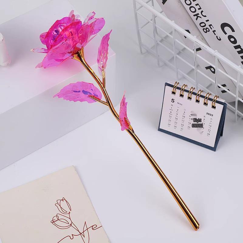 Сияющее Звездное Небо Золотая Роза: Романтический подарок на День святого Валентина для жены, девушки или дня рождения лучшей подруги