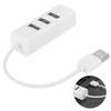 4‑Port Hub USB Splitter Docking Station Portable Computer Parts OTG White Data Transmission