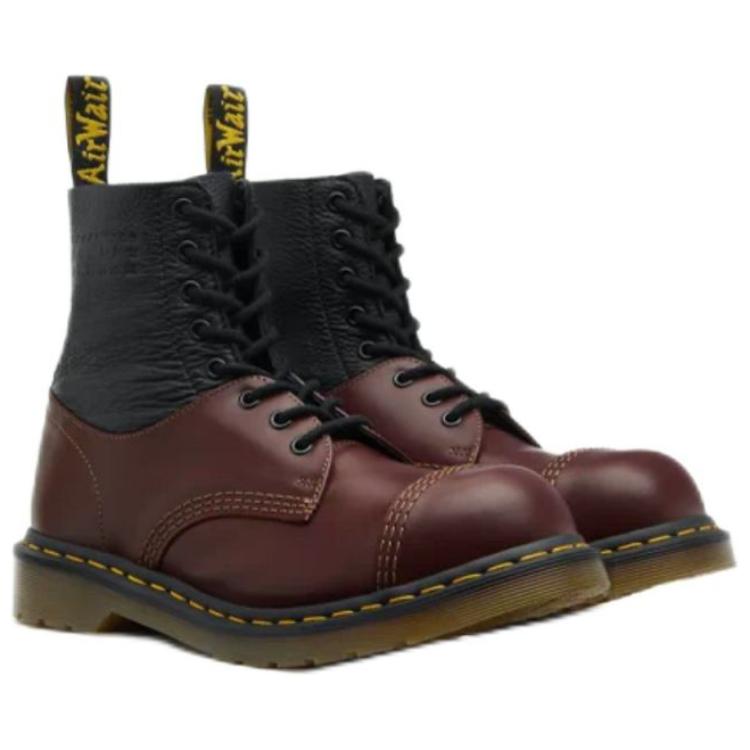 Dr. Martens MM6 Maison Margiela X 1460 Twisted and Reimagined Oxblood Black Men Sneakers Red SH3WU0008P8029-H6077